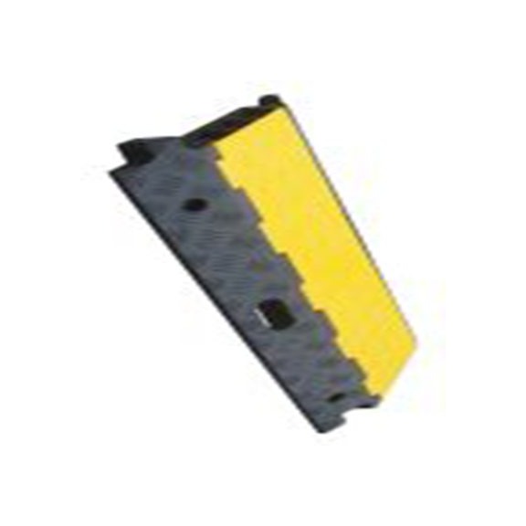 RS PRO,136-5420,RS PRO, 910 mm长 减速带线槽, 橡胶, 热塑性塑料制, 黑色, 黄色, 46 mm内径