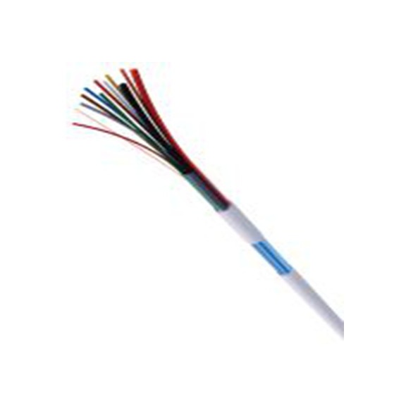 RS PRO,136-8145,8芯, Tranxalarm系列 控制电缆, 屏蔽, 100 m长, 白色 聚氯乙烯护套