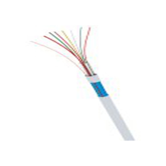 RS PRO,136-8147,10芯, Tranxalarm系列 控制电缆, 屏蔽, 100 m长, 白色 聚氯乙烯护套 24 AWG