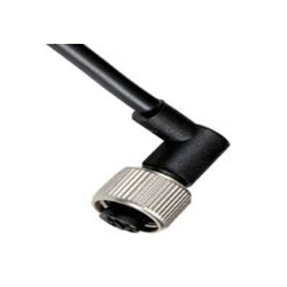 RS PRO,144-7588,RS PRO 传感器执行器电缆, 5 m长 4, 直角 母插转自由端 无端接, PU 黑色护套, IP40, RS PRO系列