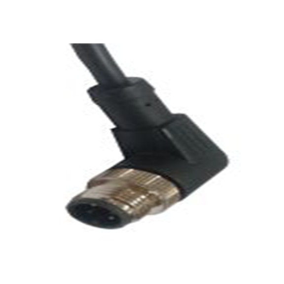 RS PRO,144-7589,RS PRO 传感器执行器电缆, 5 m长 4, 直角 公转自由端 无端接, PU 黑色护套, IP40, CBF系列