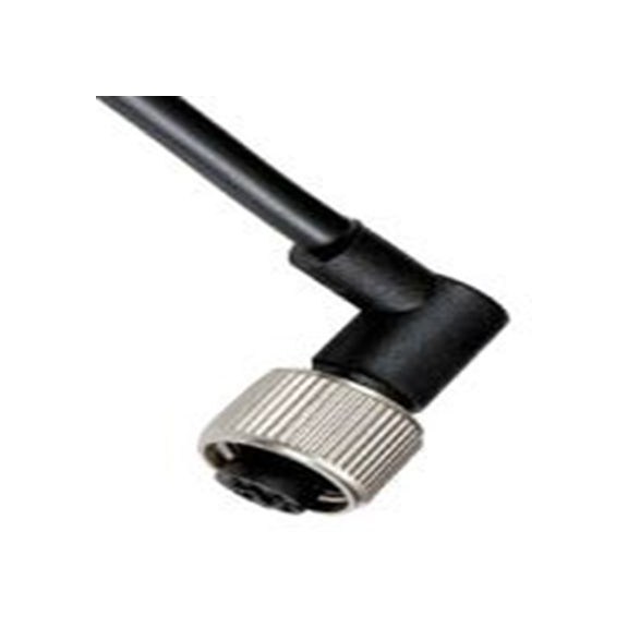 RS PRO,144-7594,RS PRO 传感器执行器电缆, 5 m长 4, 直角 母插转自由端 无端接, PU 黑色护套, IP40, CBF系列