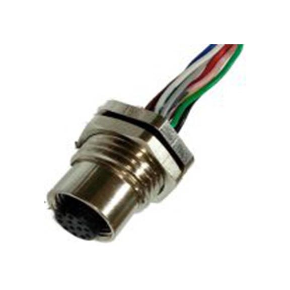 RS PRO,144-7636,RS PRO 传感器执行器电缆, 100 mm长 12, 直向 母插转无端接, IP40, CPF系列