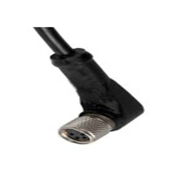 RS PRO,144-7639,RS PRO 传感器执行器电缆, 2 m长 4, 直角 母插转无端接, 聚氯乙烯 黑色护套, IP40, CBF系列