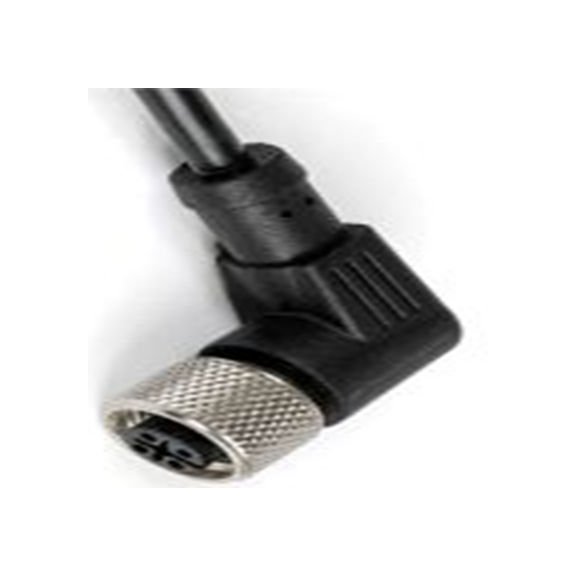 RS PRO,144-7655,RS PRO 传感器执行器电缆, 2 m长 5, 直角 母插 5转自由端 无端接, 聚氯乙烯 黑色护套, IP40, CBF系列