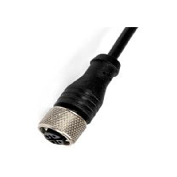 RS PRO,144-7658,RS PRO 传感器执行器电缆, 5 m长, 直向 母插 5转无端接 母插, 聚氯乙烯 黑色护套, IP40, CBF系列