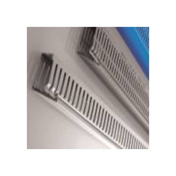 RS PRO,146-4873,自熄灭 聚氯乙烯, 75 mm宽x100 mm深x2 m长, 开槽型, 灰色, Terminal F 2000系列