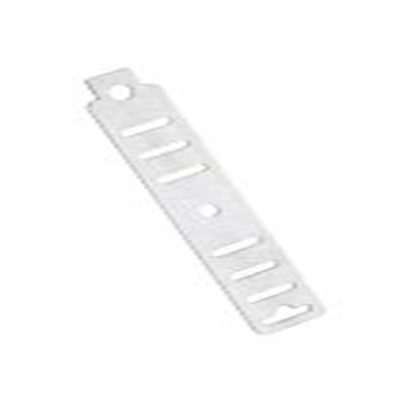 RS PRO,182-3855,钢, 天然色, 最大捆束20 mm, 螺钉固定, 耐火, Safe-D F-Clips系列