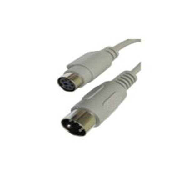 RS PRO,182-8518,RS PRO KVM 电缆, PS/2 公至Mini DIN 母插, 150 mm长, 灰色