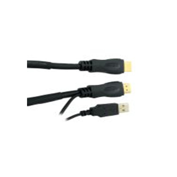 RS PRO,182-8904,HDMI 电缆, HDMI 1.4, HDMI 公转 HDMI 公, 15 m长, NLHDMI系列, 黑色