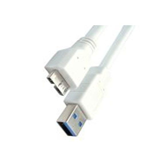 RS PRO,182-8917,RS PRO , USB A 型 公转微型 USB B 型 公, 800 mm长, USB 3.0, 白色