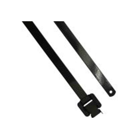 RS PRO,183-4164,316 不锈钢 电缆扎带, 之字形, 耐火, 银色, 125 mm长x4.6 mm宽, CT系列