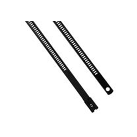 RS PRO,183-4177,316 不锈钢 电缆扎带, 梯形单锁定, 耐火, 银色, 610 mm长x7 mm宽, 1120N拉伸强度, CT系列