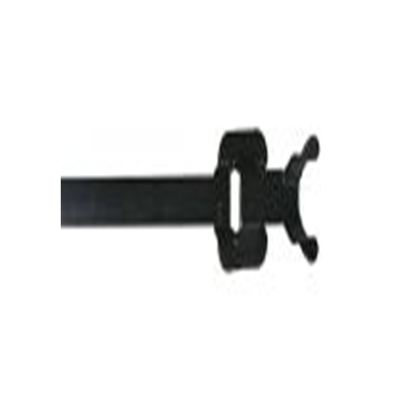 RS PRO,183-4183,316 不锈钢 电缆扎带, 易松开, 耐火, 黑色, 330 mm长x10 mm宽, 2000N拉伸强度, CT系列