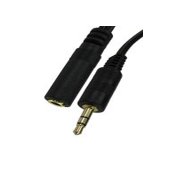 RS PRO,192-4431,RS PRO 辅助电缆, 3.5 mm 立体声插孔 公转3.5 mm 立体声插孔 母插, 20 m长, 白色, RS PRO系列