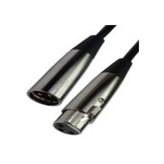 RS PRO,192-4437,6 m 卡侬线, XLR3 公转XLR3 母插, 黑色, 2XLR-SV系列