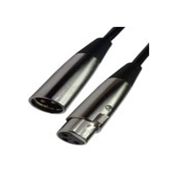 RS PRO,192-4438,10 m 卡侬线, XLR3 公转XLR3 母插, 黑色, 2XLR-SV系列