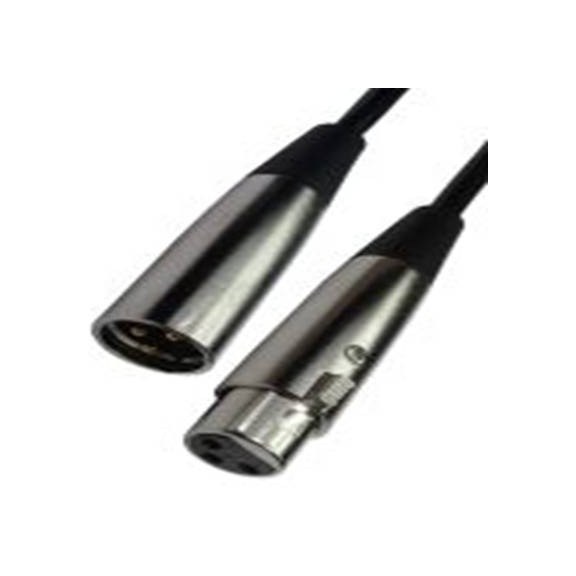 RS PRO,192-4439,15 m 卡侬线, XLR3 公转XLR3 母插, 黑色, 2XLR-SV系列