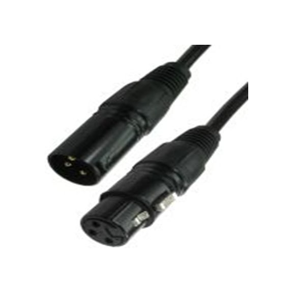 RS PRO,192-4450,20 m 卡侬线, XLR 公转XLR 母插, 黑色, 2XLR-BK系列