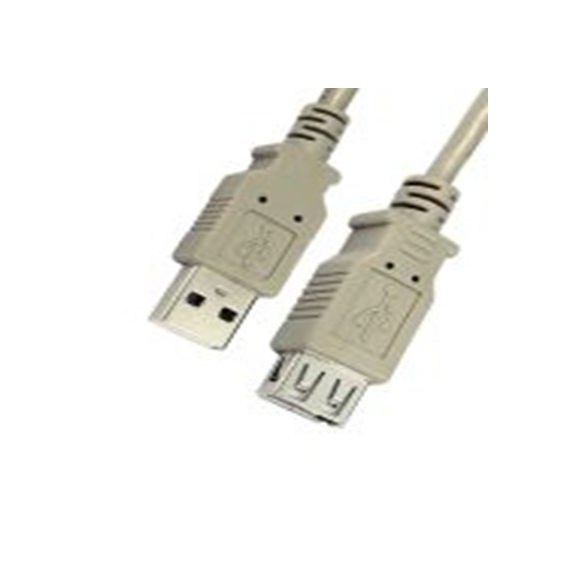 RS PRO,195-4274,RS PRO , USB A 型 公转USB A 型 母插, 3 m长, USB 2.0, 灰色