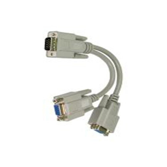 RS PRO,195-4277,RS PRO VGA线, 公 VGA转母插 HD15VGA, 200 mm长, 黑色, 符合EN标准, EX系列