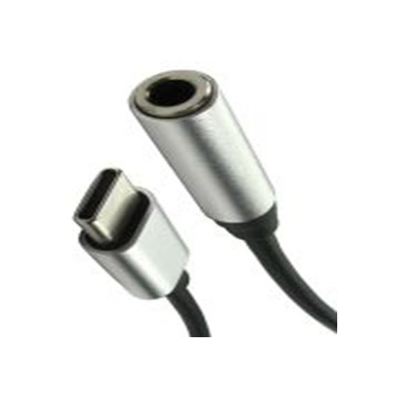 RS PRO,195-4877,RS PRO , USB C 型 公转3.5 mm 立体声插孔 母插, 150 mm长, 黑色