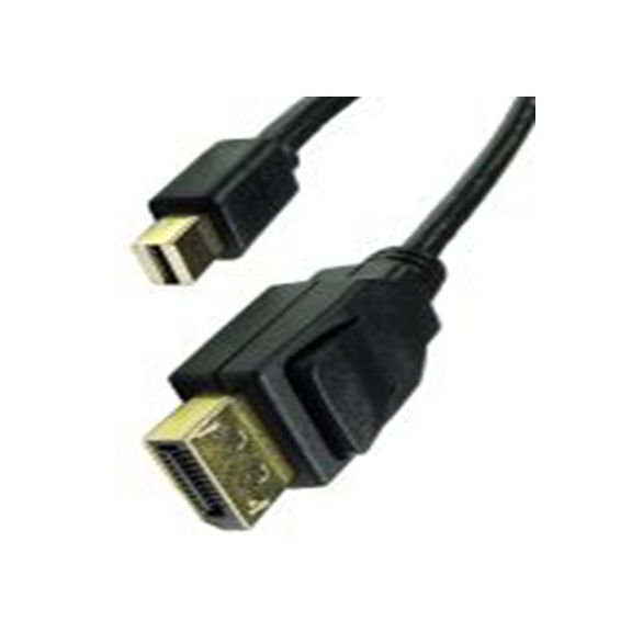 RS PRO,195-4903,RS PRO DP线, 500 mm长, 微型 DisplayPort 公转屏接口 公, 黑色 聚氯乙烯护套