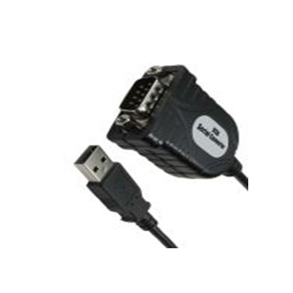 RS PRO,195-4915,RS PRO 串行电缆, D-Sub 9针, USB A 型 公转USB 公, 200 mm长, 黑色 聚氯乙烯护套, UL标准, QSUB系列