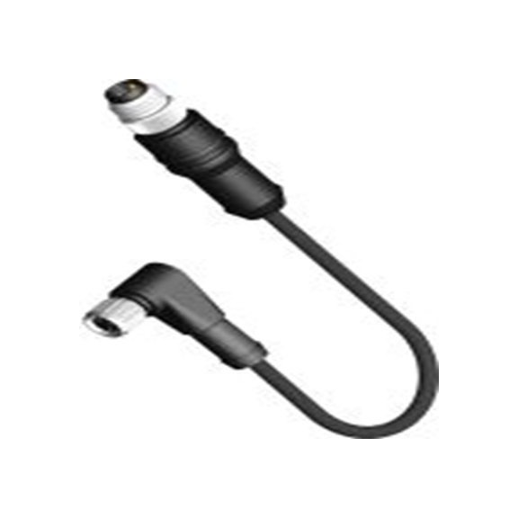 RS PRO,201-7127,RS PRO 圆形连接器, 2 m长, PU 黑色护套, IP40, CDF08系列