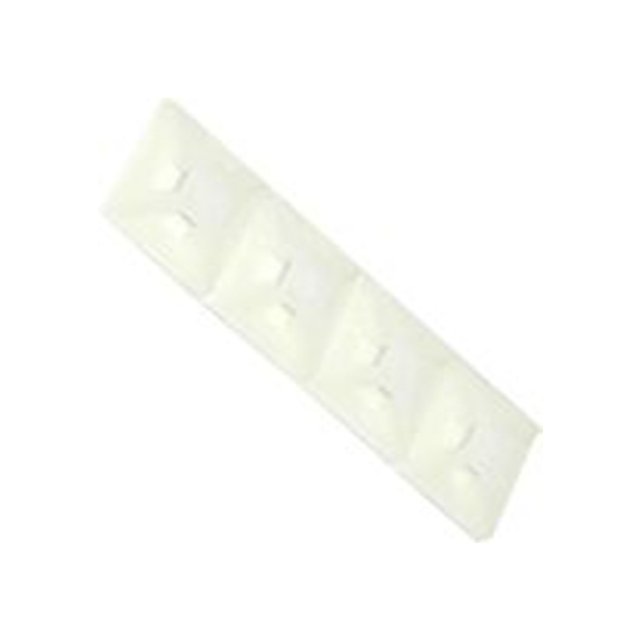 RS PRO,204-0240,RS PRO 扎带固定座, 尼龙 66制, 12.5 mm长 3.2 mm宽 x 12.5 mm宽, Φ3.2 mm固定孔, 天然色