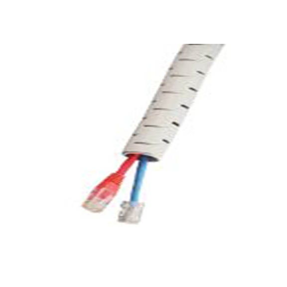 RS PRO,204-4419,聚丙烯 螺旋电缆包覆套, 灰色, 最大捆束16 mm 15 mm直径电缆 16 mm直径电缆, 0.8 mm壁厚, 2 m长, KL系列