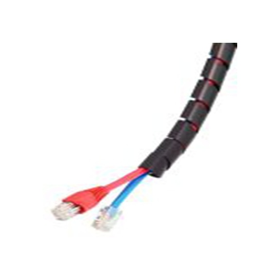 RS PRO,204-4425,聚乙烯 螺旋电缆包覆套, 黑色 19 mm直径电缆 50 mm直径电缆, 1.2 mm壁厚, 30.5 m长, KS系列