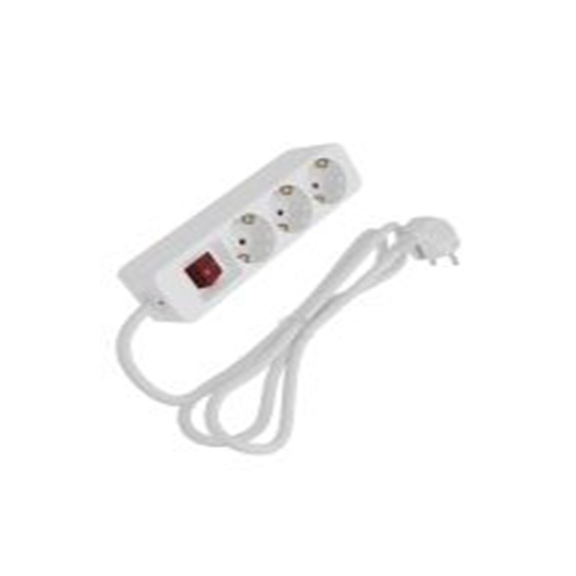 RS PRO,222-2587,白色 插座, 额定电压250 V, 3个 YC13H插座, 电缆长1.5 m, IP20防护等级