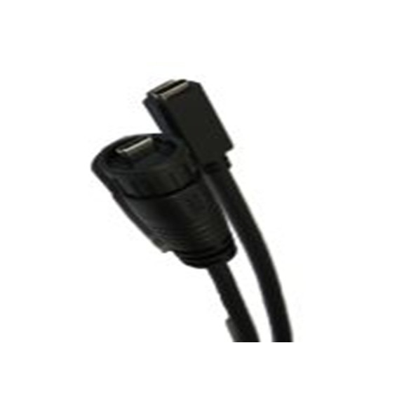 RS PRO,231-7895,RS PRO , USB C 型 公转USB C 型 母插, 2 m长, USB 3.1, 黑色, GT11C系列