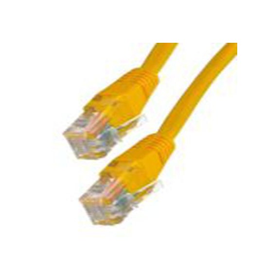 RS PRO,240-6352,15 m Cat5e 以太网电缆, U/UTP屏蔽, 黄色 聚氯乙烯护套, RJ45 公转RJ45 公