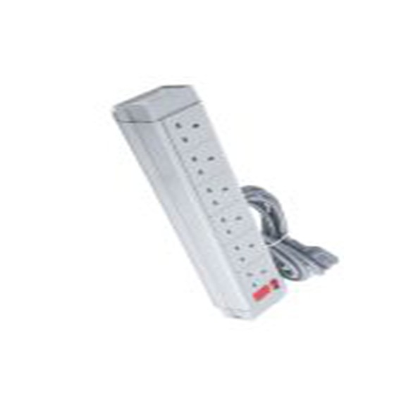 RS PRO,249-4558,灰色 延长线, 额定电压230 V ac, 6个 G 型插座, 电缆长2 m