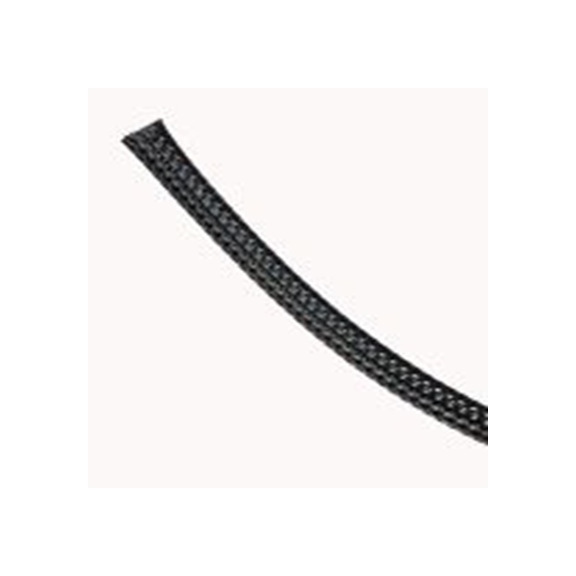 RS PRO,251-0829,可扩展 聚乙烯对苯二酸盐 黑色 电缆套管, 100m长 编织层 12 mm, BSPETFR0060系列