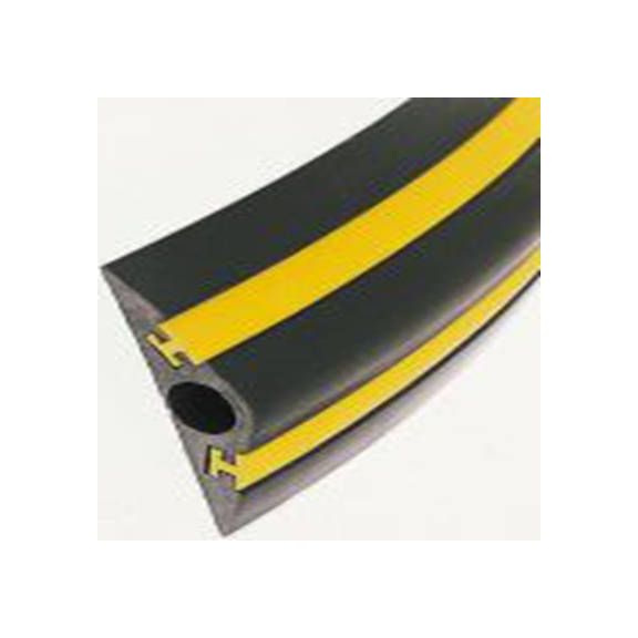 RS PRO,365-9661,RS PRO, 1.5 m长 减速带线槽, 橡胶制, 黄色, 黑色, Temporary Traffic Calming系列, 53 mm内径