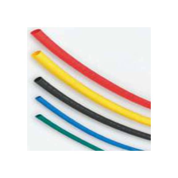 RS PRO,422-4339,RS PRO 阻燃聚烯烃热收缩管, 绿色, Φ4.5mm, 1m长, 2mm收缩径, 最大值 +125 °C