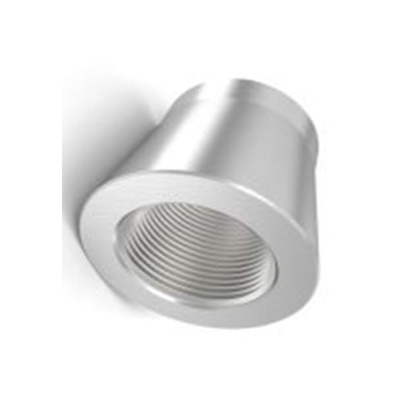 RS PRO,471-1322,电缆导管 导管配件, 1.5 mm螺纹, 316 不锈钢制, 20 mm标称尺寸, 光滑表面, 银色, UK系列