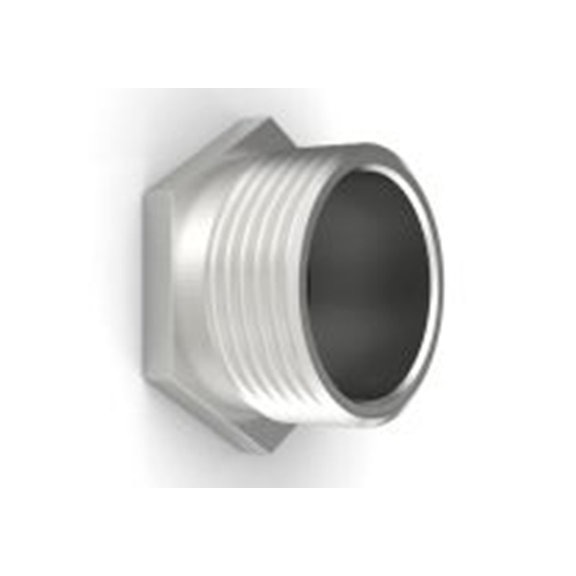 RS PRO,471-1388,电缆导管 导管配件, 316 不锈钢制, 25 mm标称尺寸, 光滑表面, IP40, 银色, UK系列