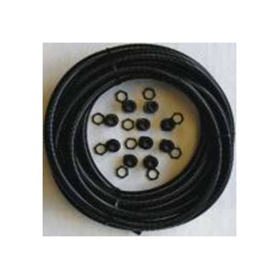 RS PRO,513-2382,塑料 电缆导管, Φ25 mm标称, 10 m长, IP66, 黑色