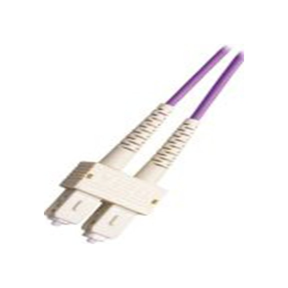 RS PRO,536-6535,OM3 多模 光纤电缆, 10 m长, Φ125 μm线芯, 低烟，无卤 紫色护套