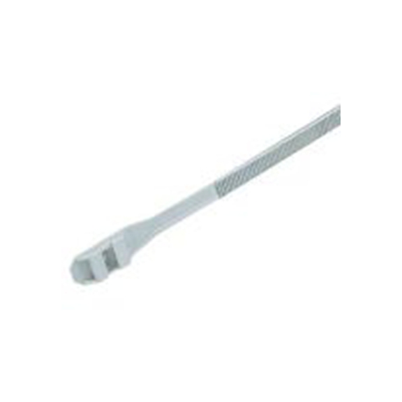 RS PRO,666-4710,尼龙 66 电缆扎带, 双重锁定, 阻燃, 天然色, 300 mm长x9 mm宽, 539N拉伸强度