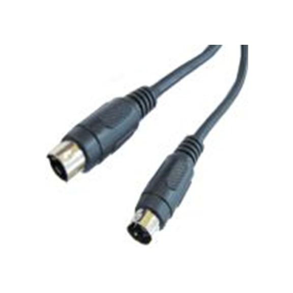 RS PRO,742-4295,RS PRO DIN线, 20 m长, 4 针 公转Mini DIN 公, 黑色