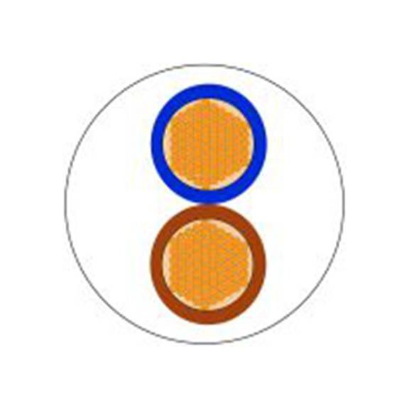 RS PRO,775-5873,2芯, 100 m长 电源电缆, 300 V, 500 V, 白色 聚氯乙烯护套 70 °C, H05VV-F系列