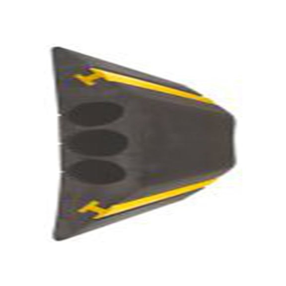 RS PRO,804-1882,RS PRO, 4.5 m长 减速带线槽, 橡胶制, 黑色, 黄色, Industrial & HiVis系列, 23 mm内径