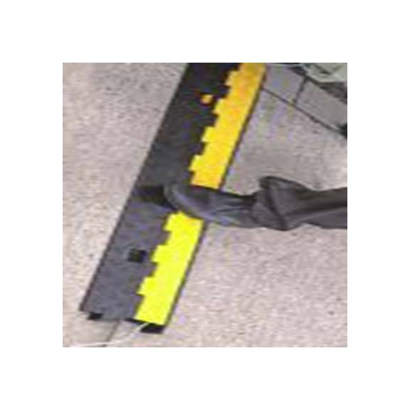 RS PRO,804-1891,RS PRO, 1 m长 减速带线槽, 橡胶制, 黄色, 黑色, HDVCP系列, 25 mm内径