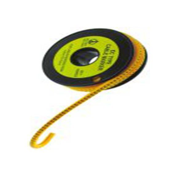 RS PRO,812-1174,RS PRO 防油 电缆标识, 滑动式固定 7 mm, 图例W 3.5 mm, 黑色, 5 mm, FM系列