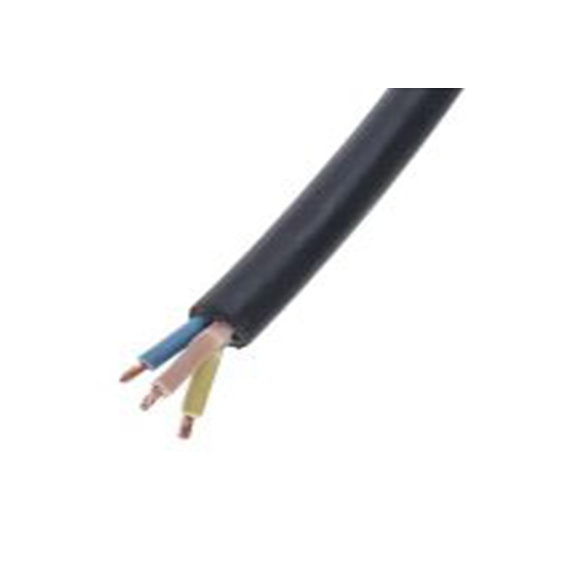 RS PRO,863-4020,四芯, 100 m长 电源电缆, 300 V, 500 V, 黑色 乙烯丙烯二烃单体护套 60 °C, H05-RRF, H05RR-F系列